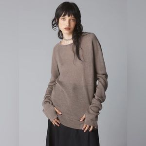 Unif Slouchy Mogu Sweater in Gray small